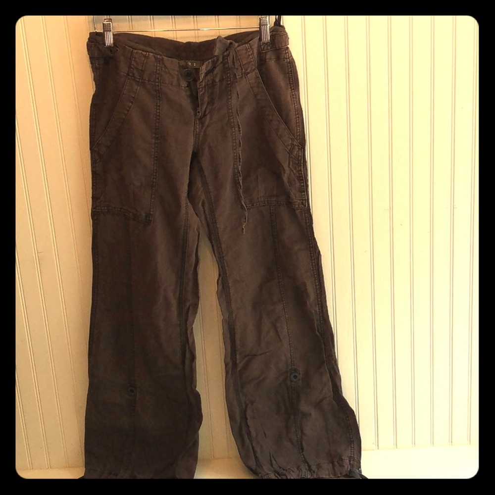 Free People brown cargo pants